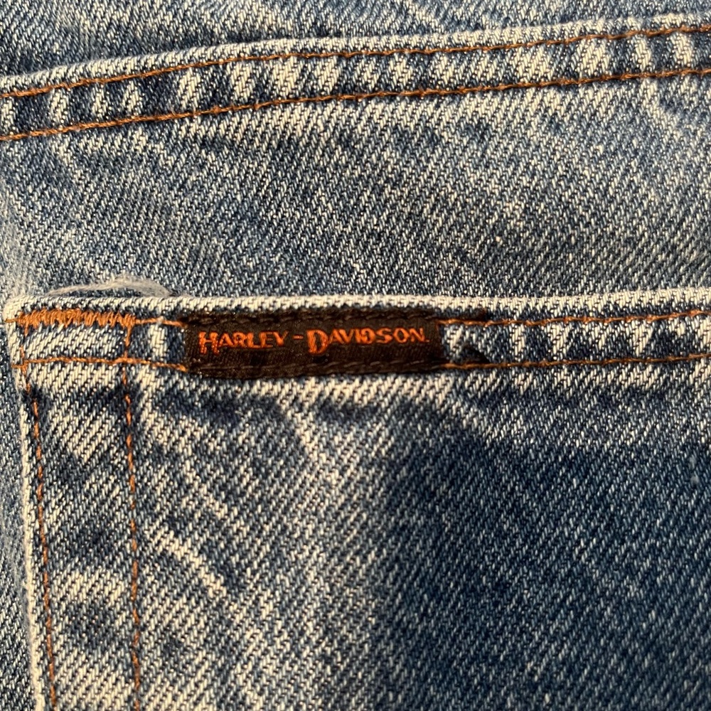 Men Harley-Davidson jeans.